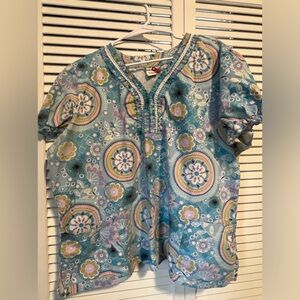 Scrub top by White Cross